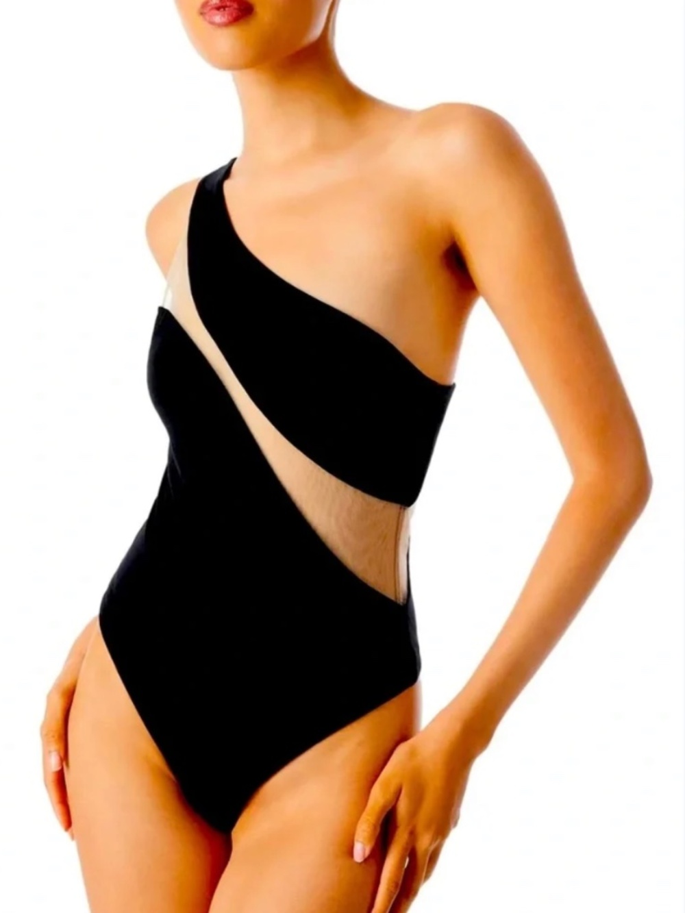Alice + Olivia Mercedes mash bodysuit XL
